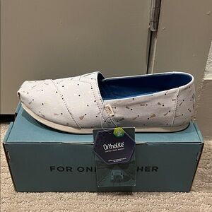 Toms Glacier Grey Slip-On Shoes